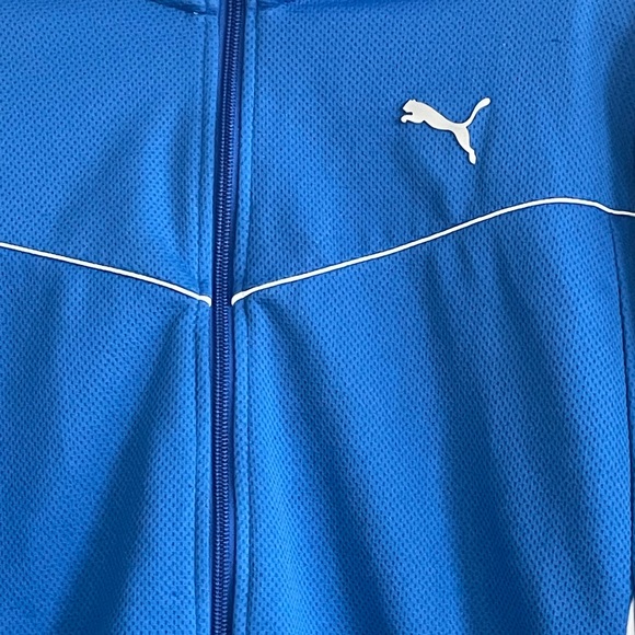 Puma sweater jacket full zip collared sweater - Picture 2 of 4